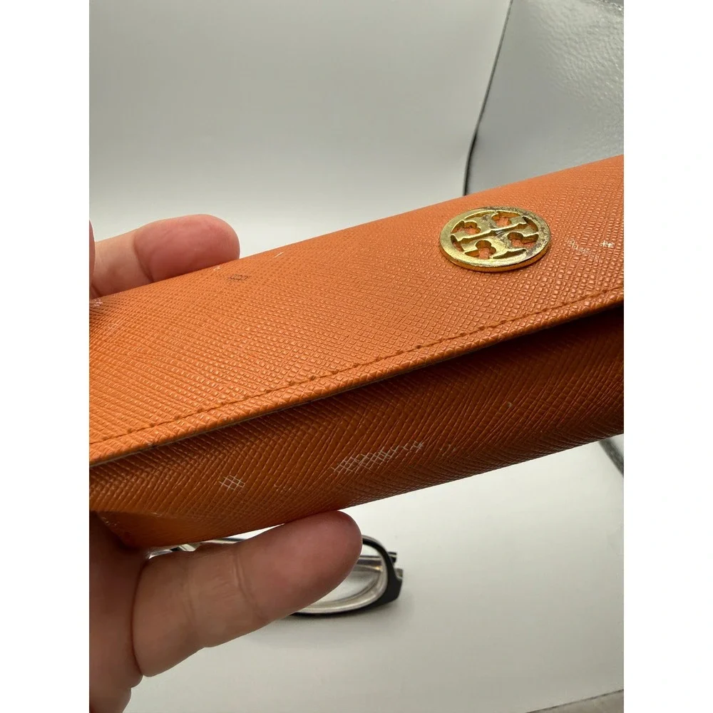 Tory Burch‎ TY2011 Dark Tortoise Eyeglasses Frames with Orange Case 49-17-135